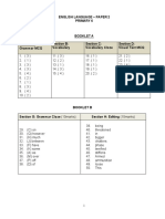 PSLE English (S) Paper II - Answerkey - Final PDF