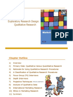 Lesson 3: Exploratory Research Design: Qualitative Research