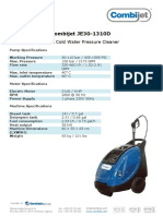 Combijet JE30-1310D: Hot & Cold Water Pressure Cleaner