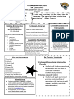 7 Math Quarter 1 Syllabus