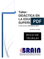 Educación Superior Taller Didáctica