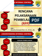 Rencana Pelaksanaan Pembelajaran: Understanding Internal Control