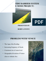 Venice Tide Barrier System-The Mose Project