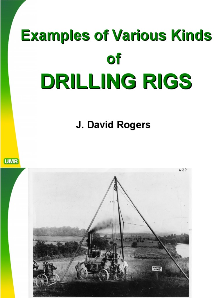 Types of Drilling Rigs Explained | PDF
