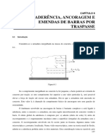 6 - Aderência, Ancoragem e Emendas de Barras Por Traspasse