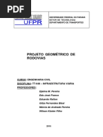 Apostila de Projeto Geometrico de Estradas - Ufpr.2015