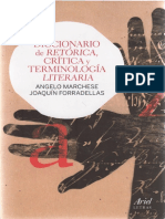 Marchese Angelo Y Forradellas Joaquin Diccionario de Retorica Critica Y Terminologia Literaria PDF