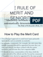 Merit and Seniority