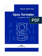 TIPOS FORMALES La Tipografía Como Forma PDF