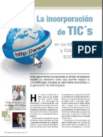 Artículo "La Incorporación de TIC S en Las Empresas y Las Redes Sociales" Revista Consultoría