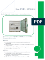 String box proteção fotovoltaica