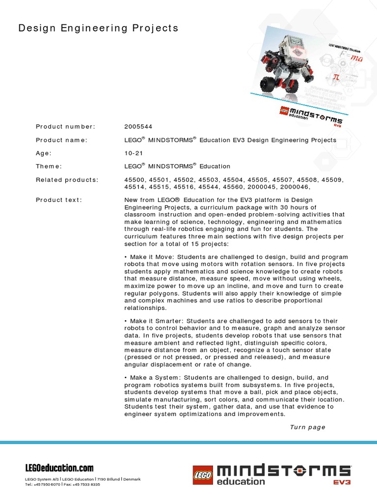 Design Engineering Projects Product Sheet | PDF | Engineering ...