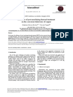 Influence of Post Machining Thermal Treatment on the Corrosio 2014 Procedia