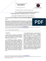 Effect of Constitutive Modeling During Finite Element Analysis 2014 Procedi