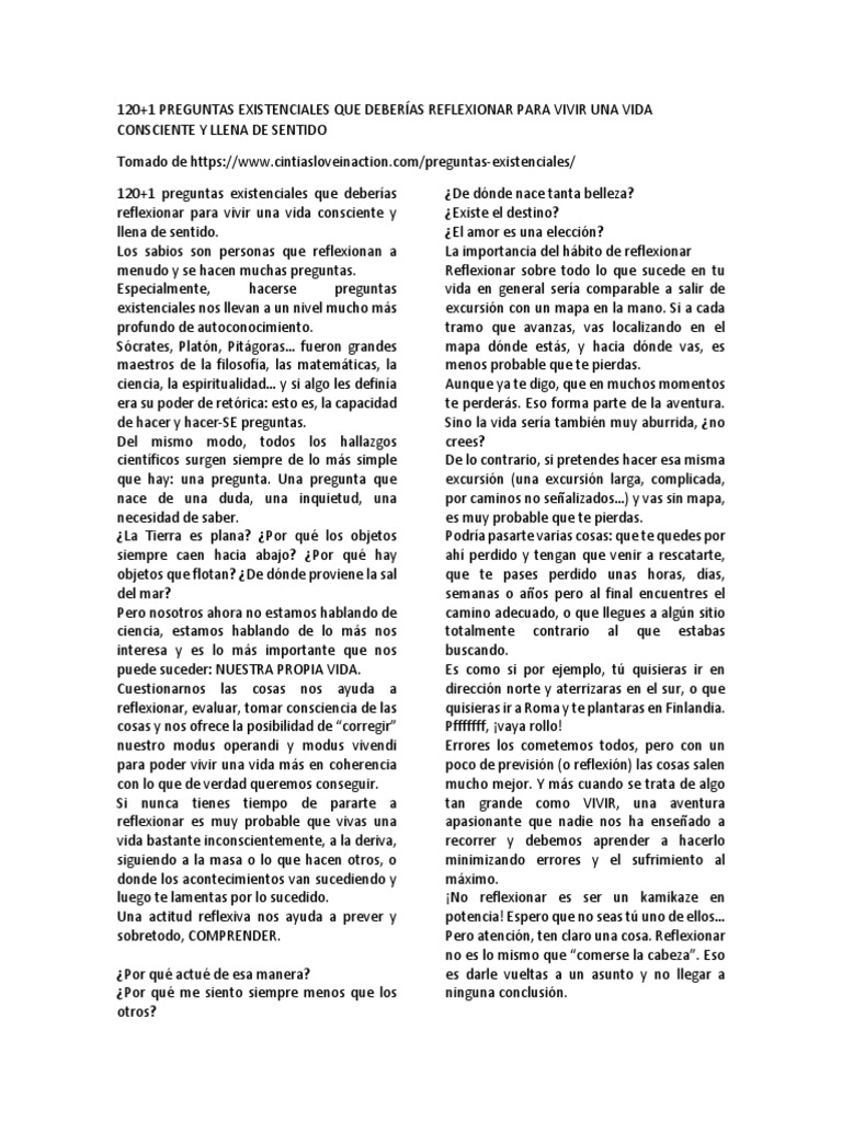 Preguntas Existenciales | PDF | Sufrimiento | Amor