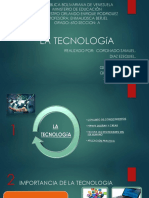 Diapositiva de La Tecnologia