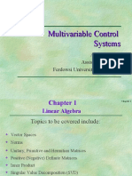 Multivariable Control Systems