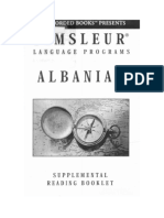 Pimsleur - Albanian - Reading Booklet