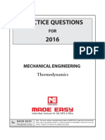 ME - Thermodynamics Questions PDF