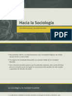 Hacia La Sociología