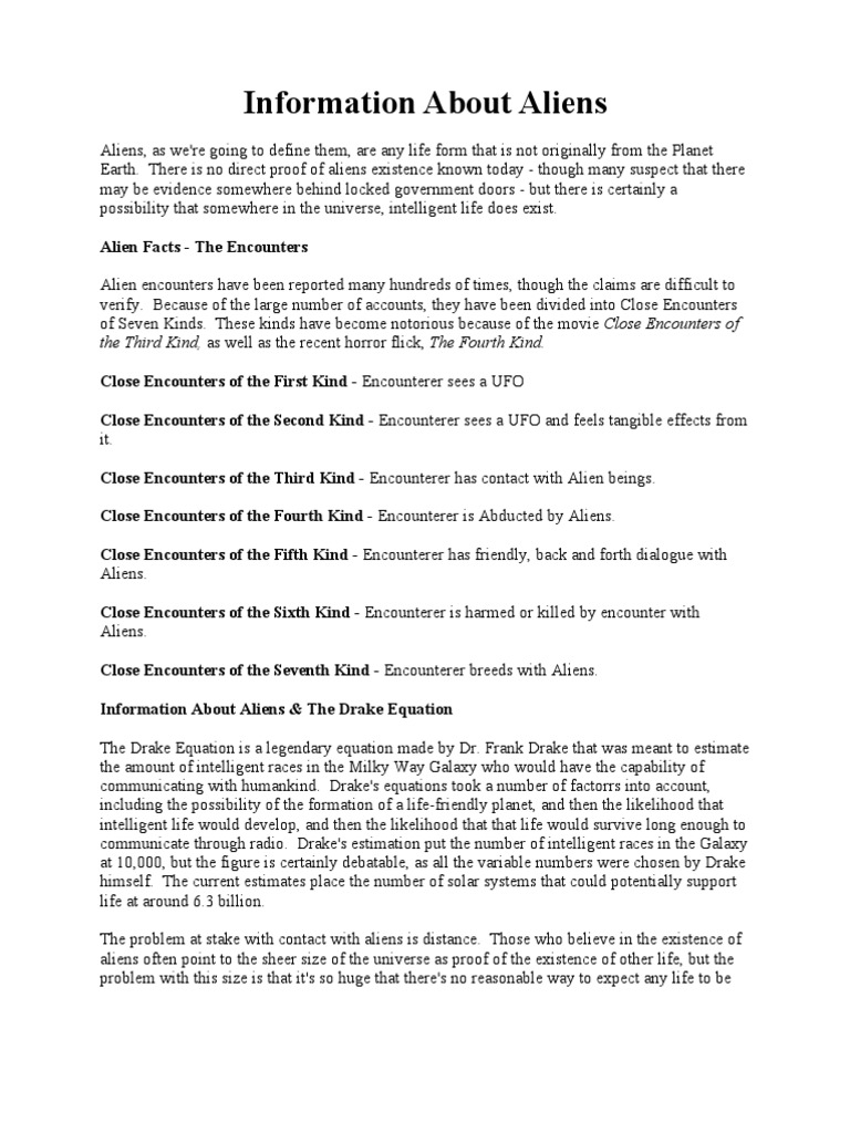 worksheet Alien Encounters Worksheet alien and early man extraterrestrial life human evolution