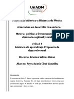 Propuesta de desarrollo sustentable para la comunidad de Laguna Guerrero