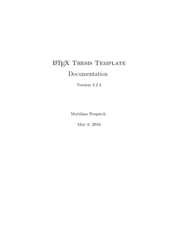 thesis latex type