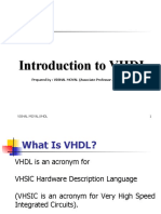 01 - Introduction To VHDL