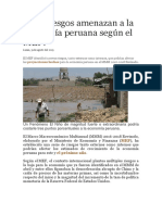 Economía Peruana Según El MEF
