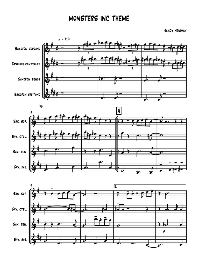 Monsters Inc Theme Score Echecs
