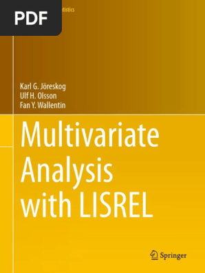 Multivariate Analysis With LISREL | PDF | Principal Component