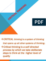 Critical Thinking