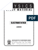 AIEEE Class XII 01 Phy Electrostatics