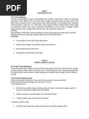 Proposal Usaha Della
