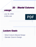 BIAXIAL COLUMN DESIGN