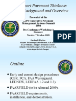 FAA Airport Pavement Thickness Design: Background and Overview