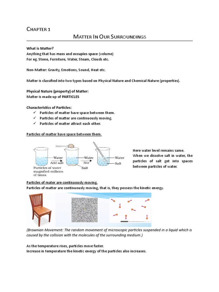 Understanding Matter Basics | PDF | Liquids | Matter