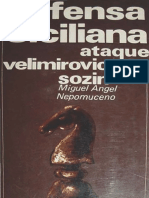 Defensa Siciliana Ataque Velimirovic Sozin - Nepomuceno Miguel PDF