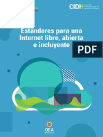 CIDH - Estándares para Una Internet Libre, Abierta e Incluyente PDF