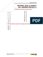 (BSM017) Key Answer Pre Test A