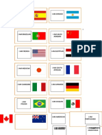 Domino Countries and Nacionalities