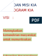 Visi Misi KIA Program KB