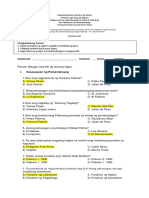 Pamamahayag Test Question - Cabaltea