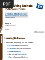 LS057N Using Endnot, Advanced Features
