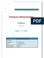 MB0029 - Financial Management - Completed