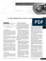 Reglas Ideonidad Servicio PDF