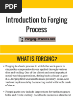 Introduction To Forging Process