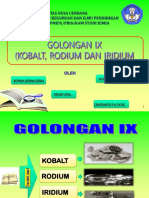 Persentase Golongan 9