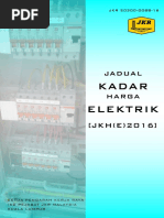 Jadual Kadar Harga Elektrik - JKR 2016 PDF