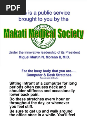 4 Minutes Office Exercises Pps